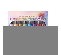 Pettini a gesso per - Set di pettini per tintura 8 pezzi, applicatori colorati per evidenziare, kit maschera colorante non permanente | Trasformazione istantanea d