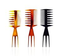 Pettini A Spina Di Pesce 3 Pezzi Con Denti Larghi, Capelli Aperti E Annodati Rapidamente E Senza Intoppi, Antistatici E Non Danneggiano I Capelli, Cura Quotidiana Dei Capelli.