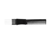 Pettini da parrucchiere, lunghezza 18,8 cm, facile da pulire, per viaggi, casa, barbiere, nero