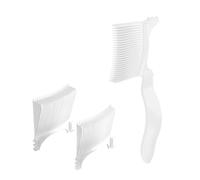 Pettini da , pettine tagliacapelli, design curvo, posizionamento dei bordi piatti, impugnatura ergonomica, aiuto per il taglio di precisione, spazzola da per uso domestico e salone,