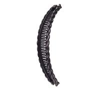 Pettini dentali da donna con clip a banana, intrecciati, a forma di pesce, per coda di cavallo, curvo, forcine per capelli