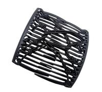 Pettini elastici per capelli - Clip Bun Com Com, portatili, con doppia clip a incastro con presa fissa, elegante vintage, aspetto flessibile dal design, accessorio per l'uso quotidiano