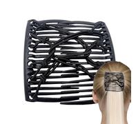 Pettini Elastici Per Capelli - Pettine Elastico Regolabile Da 5 Cm, Perline Elastiche Per Capelli Legant, Doppio Pettine Con Elastici Per Cape Lli Spessi, Per In Resina Antiscivolo Pe