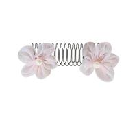 Pettini laterali da donna, 9,5 cm, clip per frangia con corona di fiori, forcine decorative per capelli, per ragazze, per uso quotidiano, scuola, feste, matrimoni