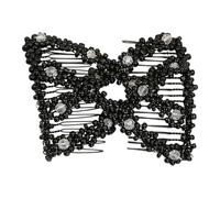 Pettini laterali per capelli con perline, Hair Combs SIX, Hair Combs D | Pettini laterali per capelli magici con perline romboidali da donna, forcine per capelli doppie per styling