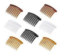 Pettini Laterali per Capelli Pettini a Denti Capelli Pettini per Capelli in Plastica Pettine Capelli Denti Pettine per Donne Ragazze Pettini a Fermaglio Capelli per Capelli Fini Donne Ragazze 8 Pezzi