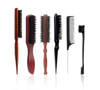 Pettini Per Acconciature In 6 Pezzi, Pettini Per Capelli, Strumenti Per Acconciature, Pettini Multifunzione, Pettini Portatili, Pettini A Lunga Durata