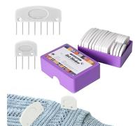 Pettini per Blocchi per Maglia, Set Di 20 Pettini Bloccatori per Maglia e Uncinetto, Knit Blockers Box, Bloccanti per Bloccare Progetti Di Knitting, Lace e Cucito