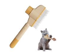 Pettini Per Cani Per Toelettatura E Nodi Spazzola Per Toelettatura E | Pettine Per Rimuovere Il Pelo Con Pulsante Di Rilascio Per Gatti A Pelo Corto E Lungo, Cuccioli, E Anim
