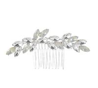 Pettini per capelli con strass Copricapo da sposa Pettine a fiore Accessori per capelli Copricapo Strass Pettine per capelli Accessori da sposa Strass Clip per capelli Pettini laterali Copricapo
