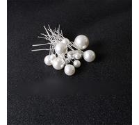 Pettini per capelli da sposa con perle color oro Accessori per capelli per donna Ornamenti per la testa Gioielli Copricapo da sposa Strumenti per acconciature-Mix Argento 18 pezzi