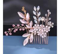 Pettini per capelli da sposa con strass da donna accessori solidi ornamenti per capelli gioielli E