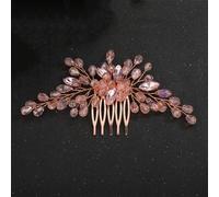 Pettini per capelli da sposa in argento fatti a mano con strass per capelli da sposa per feste ornamenti Pnnrk