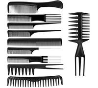 Pettini per capelli, Netspower 10 pezzi Parrucchiere professionale Pettine per capelli Pettine pettine Accessori per parrucchieri Gadget Set Strumenti per parrucchieri con borsa portatile