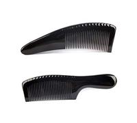Pettini per Capelli Pettine da Barbiere 2pcs Basvella for capelli for capelli, pettinatura for uomini e donne, for capelli ricci sottili lunghi, for capelli bagnati o asciutti, nero Pettini per Uomo