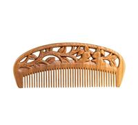 Pettini per lo styling Pettine a sacchetto vuoto in legno massello Pettine intagliato for la casa Pettine for barba da uomo Pettine a denti fini da bagno Pettine per capelli ricci