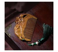 Pettini per lo styling Pettine arricciacapelli in legno massello Pettine retrò cinese Strumento for la cura della barba da uomo Pettine for capelli bagnati da bagno Pettine per capelli ricci
