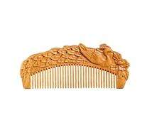 Pettini per lo styling Pettine da massaggio in legno massello Pettine da barba da uomo Pettine da bagno for capelli ricci, capelli spessi, adatto for uomini e donne Pettine per capelli ricci
