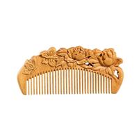 Pettini per lo styling Pettine for barba da uomo retrò Pettine for capelli corti in legno massello Pettine for styling domestico Pettine da viaggio portatile Pettine per capelli ricci