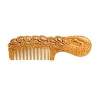 Pettini per lo styling Pettine for capelli lunghi in legno massello, massaggiatore for capelli, pettine da bagno, cura della barba da uomo, pettine for acconciature da parrucchiere Pettine per capelli