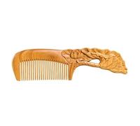 Pettini per lo styling Pettine for massaggio antistatico for uso domestico Pettine for lisciare i capelli in legno massello Pettine intagliato in stile cinese con design della maniglia Pettine per cap