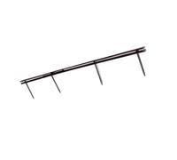 Pettini per rilegatura GBC VeloBind con 4 denti 45 mm a4 nero conf da 25 pettini