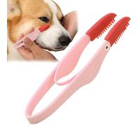 Pettini per rimuovere le macchie di lacrima, Pettine per animali domestici, Rimozione delle macchie per gli occhi dei cani, Spazzola per rimuovere la testa della spazzola in silicone per cani con