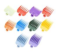 Pettini per Tagliacapelli 10 pettini colorati per tagliacapelli professionale Trimmer pettini guida, adatte a tutti i tagliatori Wahl, protezioni tagliacapelli per tagliacapelli Wahl