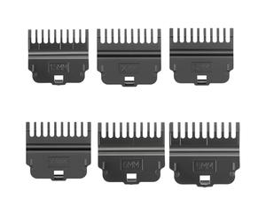 Pettini per zoccoli per capelli, 6 pettini per capelli Limite pettine, guida per pettine, zoccolo per tagliacapelli, custodia di protezione, 1,5 mm/2 mm/3 mm/4 mm/6 mm/9 mm