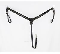 Pettorale cuoio con decorazioni Silver Western Horse Breast Collars