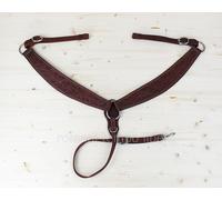 Pettorale cuoio flowers Western Horse Breast Collars Leather