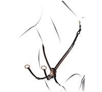 PETTORALE EQUESTRO CLINCHER ROSE GOLD - MARRONE FULL
