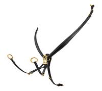 Pettorale Equestro Gold Jumping Y shaped elastic breastplate with martingal