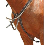 Pettorale in cuoio con inserto elastico modello Economic Hkm Sports Equipment