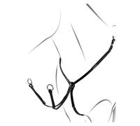 Pettorale in cuoio per cavalli con forchetta a Y modello Nolwenn Equestro