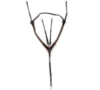 Pettorale inglese Cambridge antifiaccatura con elastici e martingala staccabile