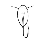 Pettorale inglese da caccia in cuoio regolabile con martingala Supreme