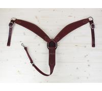 Pettorale western in cuoio basket Western Horse Breast Collars Leather