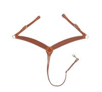 Pettorale western in cuoio con lavorazione borser stamp Pools