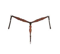 Pettorale western in cuoio con motivo floreale Pools