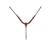 Pettorale western in cuoio liscio con moschettone Pools