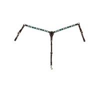 Pettorale western in cuoio oliato modello occidentale Navajo sky Pools