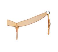 Pettorale western sagomato in cuoio oliato Lakota