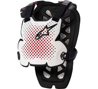 Pettorina Alpinestars A-1 Bianco/Nero/RossoXXL Bianco,Nero,Rosso