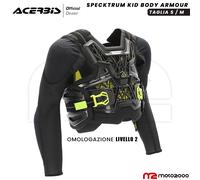 PETTORINA ARMATURA SPECKTRUM CORPO BAMBINO LIVELLO 2 ENDURO OFF ROAD TAGLIA S M
