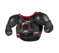 §Pettorina Cross Bambino Alpinestars Bionic Action Kickstart Nero-Rosso§