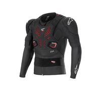 Alpinestars Bionic Pro V3 Plasma Giacca protettiva, nero-rosso, taglia 2XL per maschi