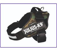 Pettorina Cane JULIUS-K9 IDC Power Harnesses Camouflage anello in acciaio