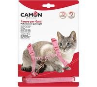 Pettorina con guinzaglio per gatto taglia media