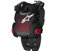 Pettorina cross Alpinestars A-1 CHEST PROTECTOR anthracite black red